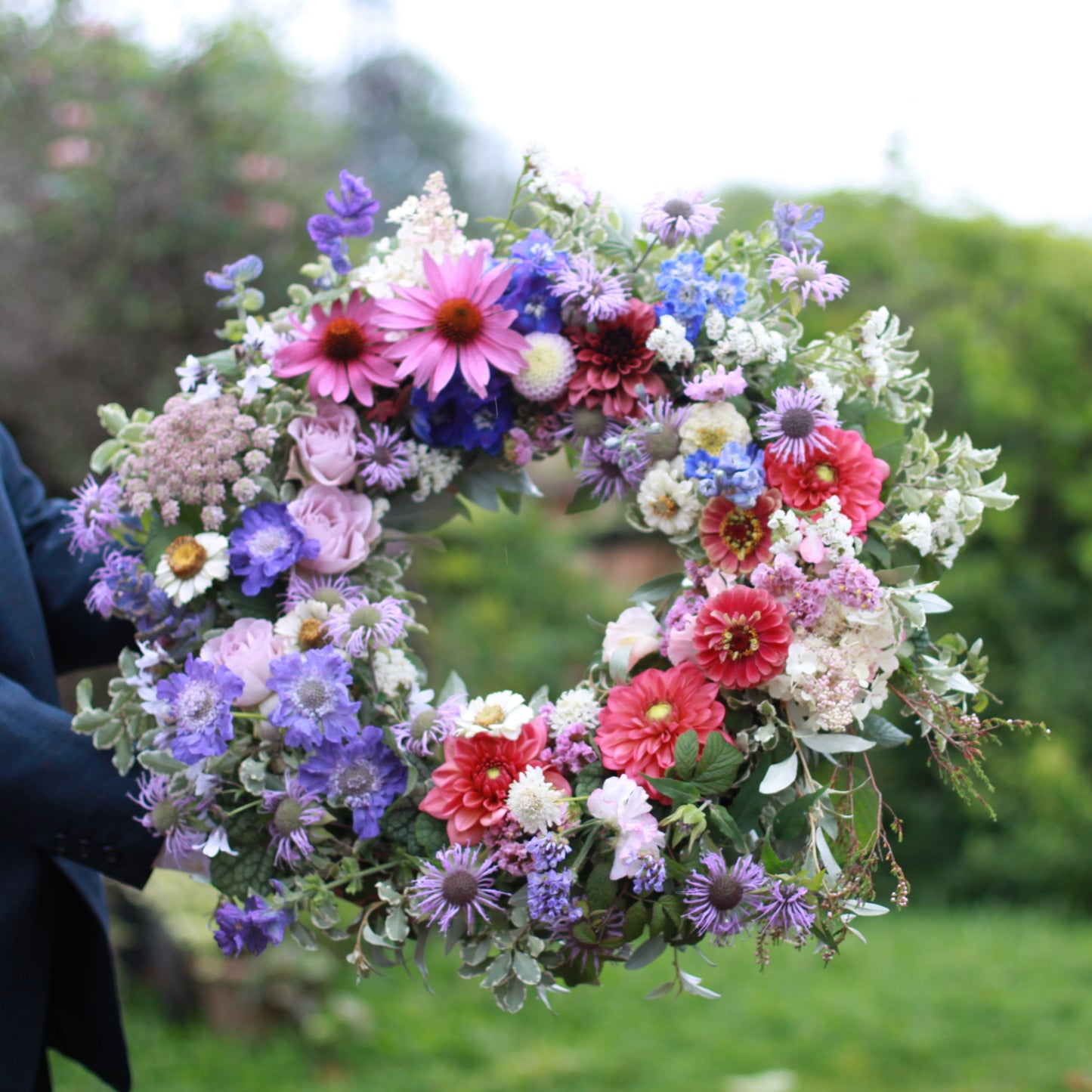 Krans til begravelse. Stor, 60-65 cm