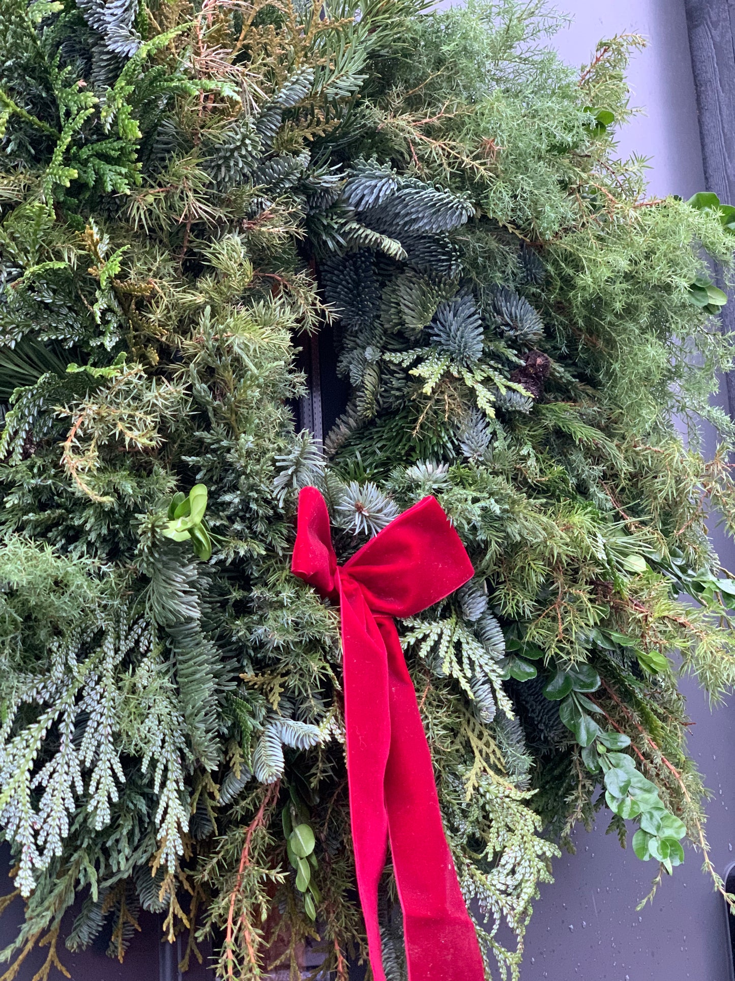 Fløyelsbånd på snelle - rød