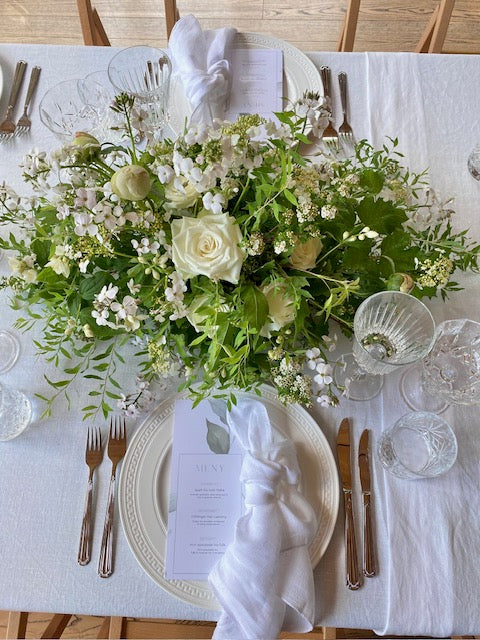 Bryllupsblomster komplett