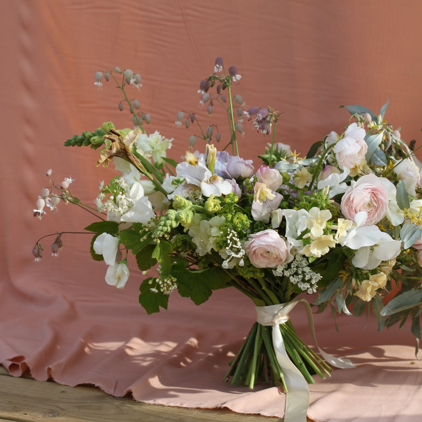 Brudebukett med åkervandring