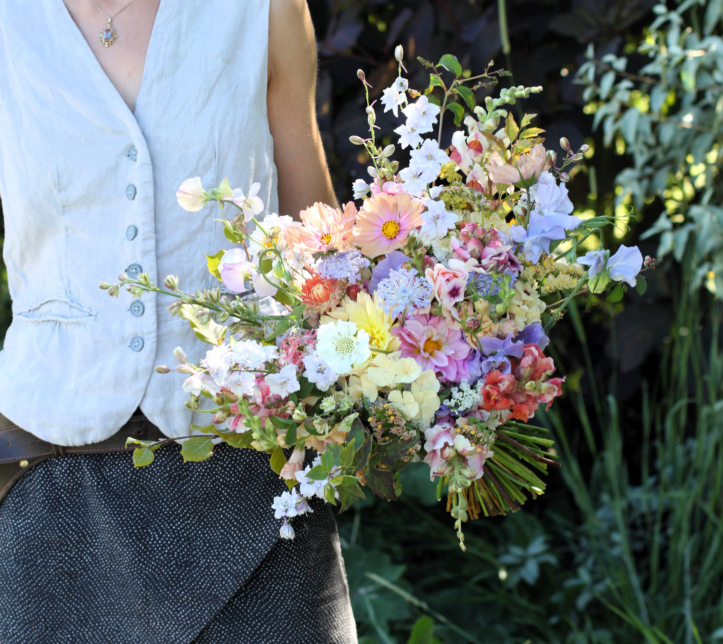 Brudebukett med åkervandring