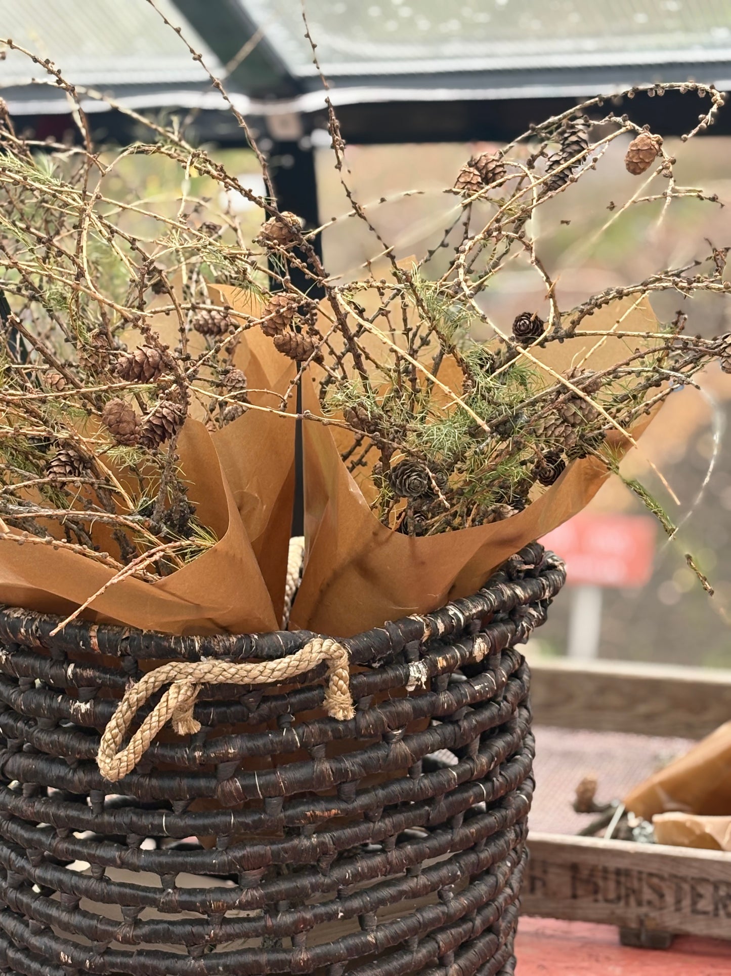 Bunt med lerkekvister