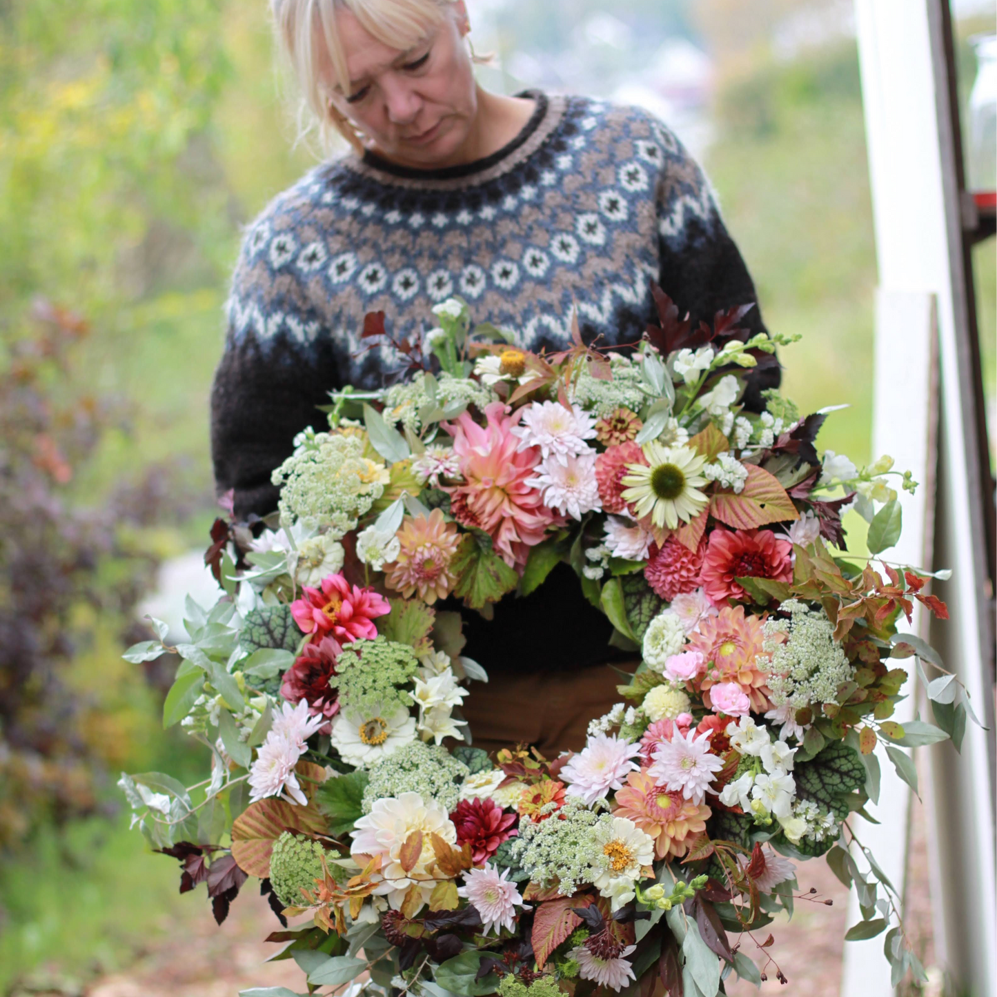 Krans til begravelse. Medium, 50-55 cm