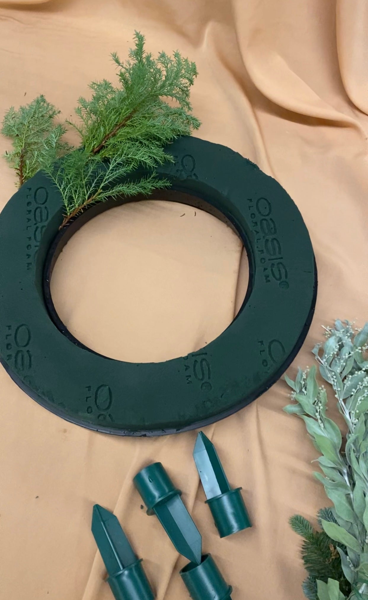 Underlag adventskrans